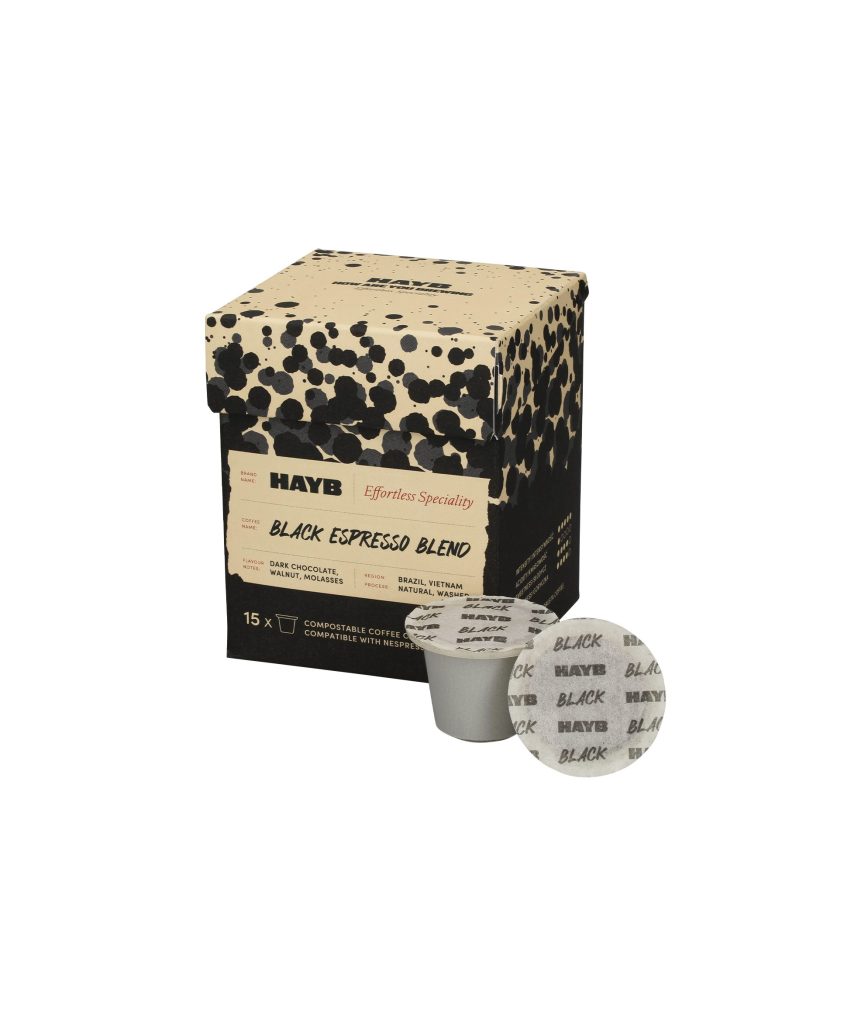 Black Espresso Blend - Compostable Capsules for Nespresso® 15 pcs.