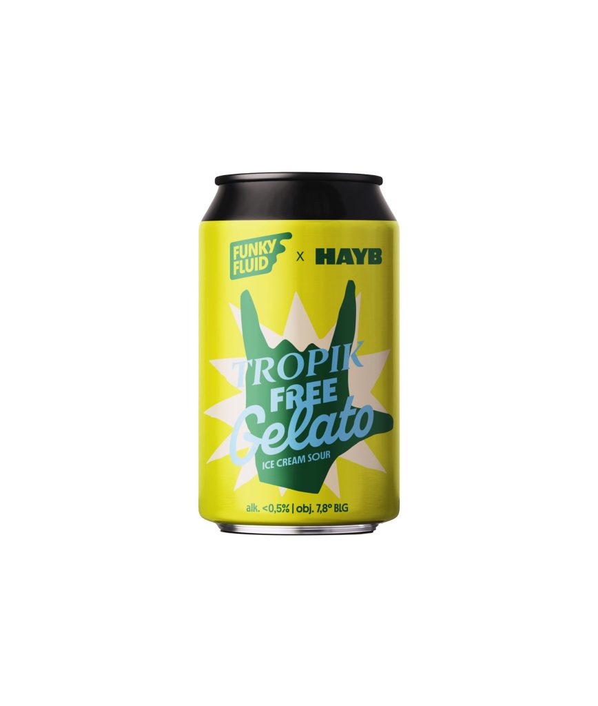 Non-alcoholic beer Tropik Free Gelato